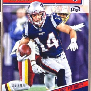 2018 Playoff Braxton Berrios RC 1st Down /99 #287 Patriots