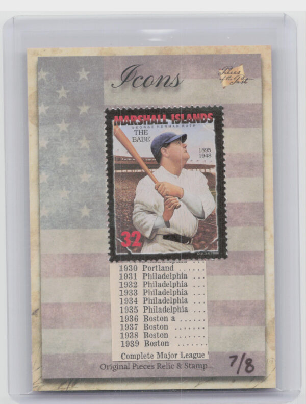 2018 The Bar Pieces of the Past Hybrid Edition Babe Ruth Marshall Islands 7/8