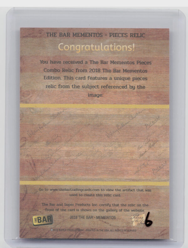 2018 The Bar Pieces of the Past Hybrid Edition Peanuts Snoopy - Image 3