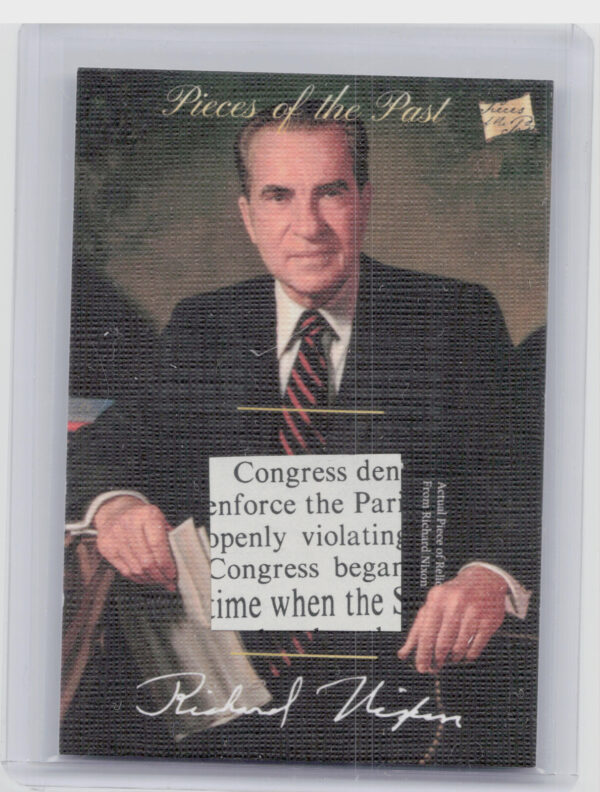 2018 The Bar Pieces of the Past Hybrid Edition:  Richard Nixon Relic