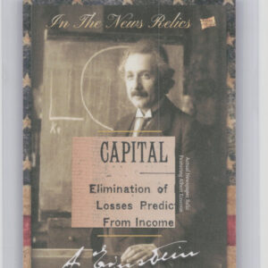 2018 The Bar Pieces of the Past Momentos Edition:  Albert Einstein