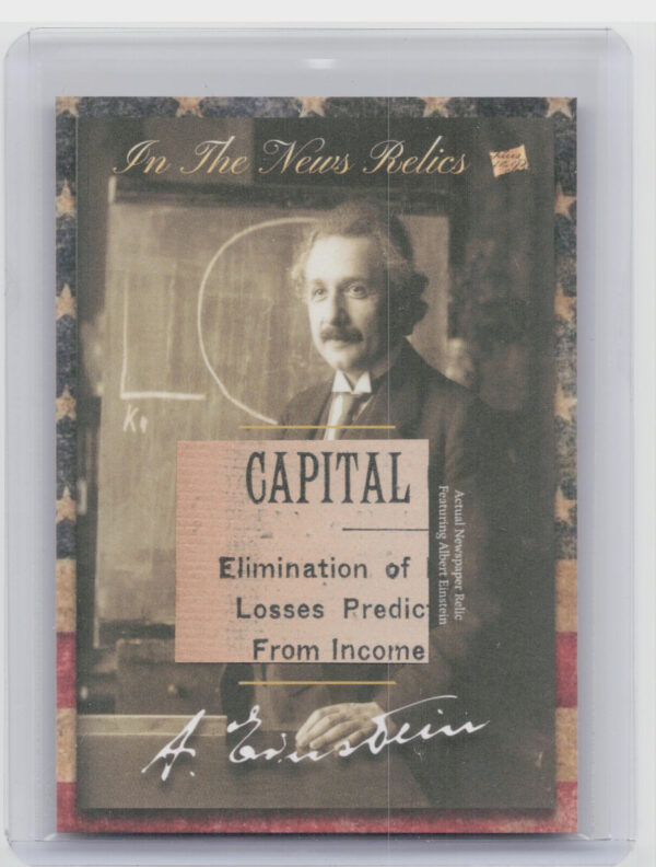 2018 The Bar Pieces of the Past Momentos Edition:  Albert Einstein