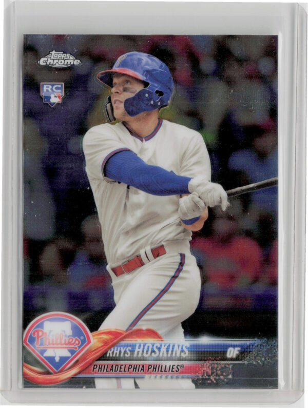 2018 Topps Chrome Update Rhys Hoskins RC #HMT28 Phillies