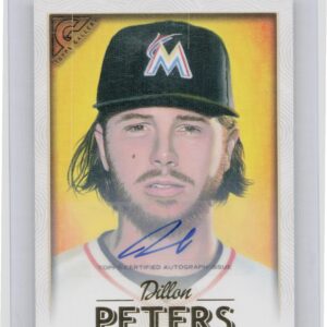 2018 Topps Gallery Dillon Peters AU #108 Marlins Autographs
