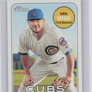 2018 Topps Heritage Kris Bryant SP VAR #80 Cubs