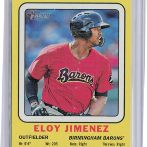 2018 Topps Heritage Minor League Eloy Jimenez #69CC-EJ Barons 1969 Collector Car