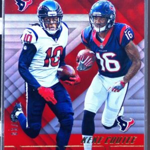 2018 XR DeAndre Hopkins / Keke Coutee /35 #M-28 Texans Mirrored Red
