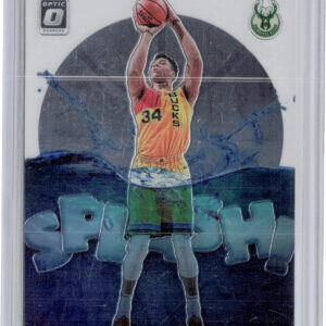 2019-20 Donruss Optic Giannis Antetokounmpo #3 Bucks Splash!