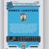 2019-20 Donruss Optic Romeo Langford Holo #182 Celtics - Image 3