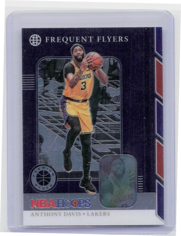 2019-20 Hoops Premium Stock Anthony Davis #2 Lakers Frequent Flyers