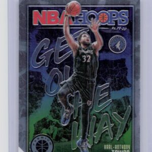 2019-20 Hoops Premium Stock Karl-Anthony Towns #3 Timberwolves Get Out The Way