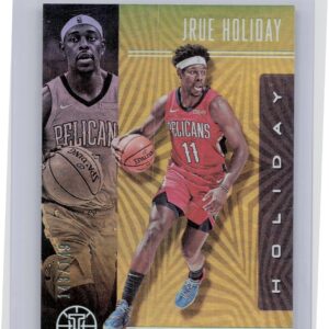 2019-20 Panini Illusions Jrue Holiday Yellow SN149 #36 Pelicans