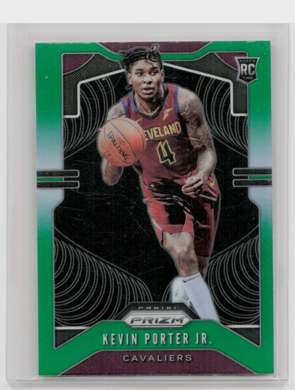 2019-20 Panini Prizm Kevin Porter Jr. Prizms Green #274 Cavaliers