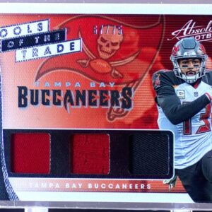 2019 Absolute Mike Evans JSY /75 #TTT-ME Buccaneers Tools of the Trade Triple