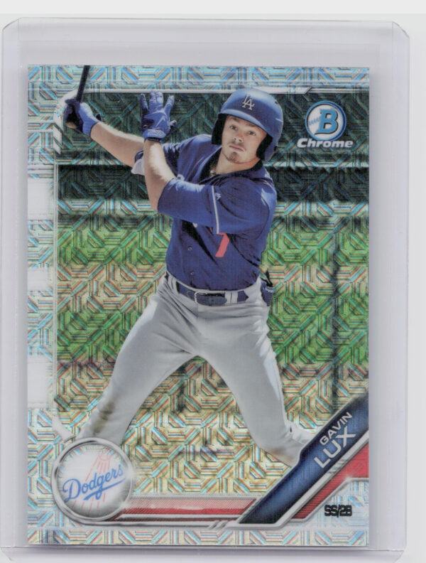 2019 Bowman Gavin Lux #BCP-130 Dodgers Chrome Prospects Mojo Refractors