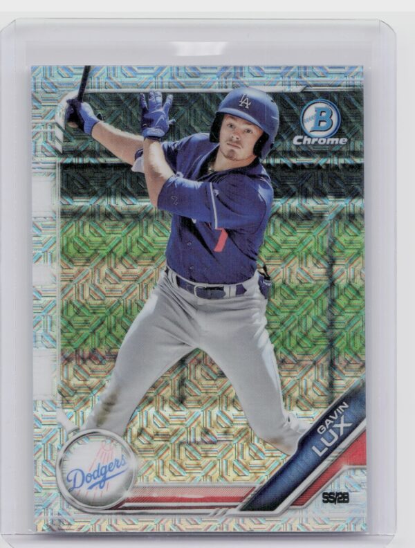 2019 Bowman Gavin Lux #BCP-130 Dodgers Chrome Prospects Mojo Refractors