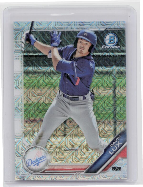 2019 Bowman Gavin Lux #BCP-130 Dodgers Chrome Prospects Mojo Refractors