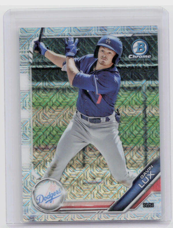 2019 Bowman Gavin Lux #BCP-130 Dodgers Chrome Prospects Mojo Refractors