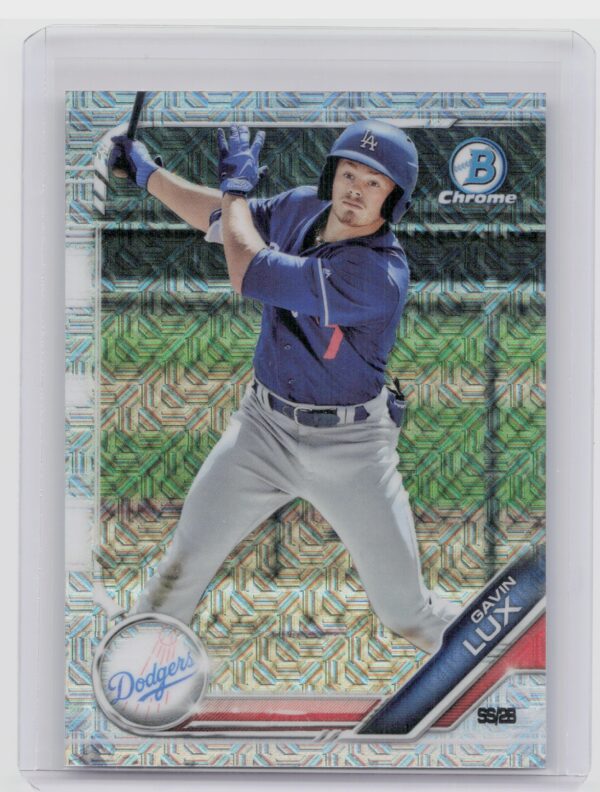 2019 Bowman Gavin Lux #BCP-130 Dodgers Chrome Prospects Mojo Refractors