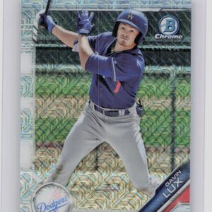 2019 Bowman Gavin Lux #BCP-130 Dodgers Chrome Prospects Mojo Refractors