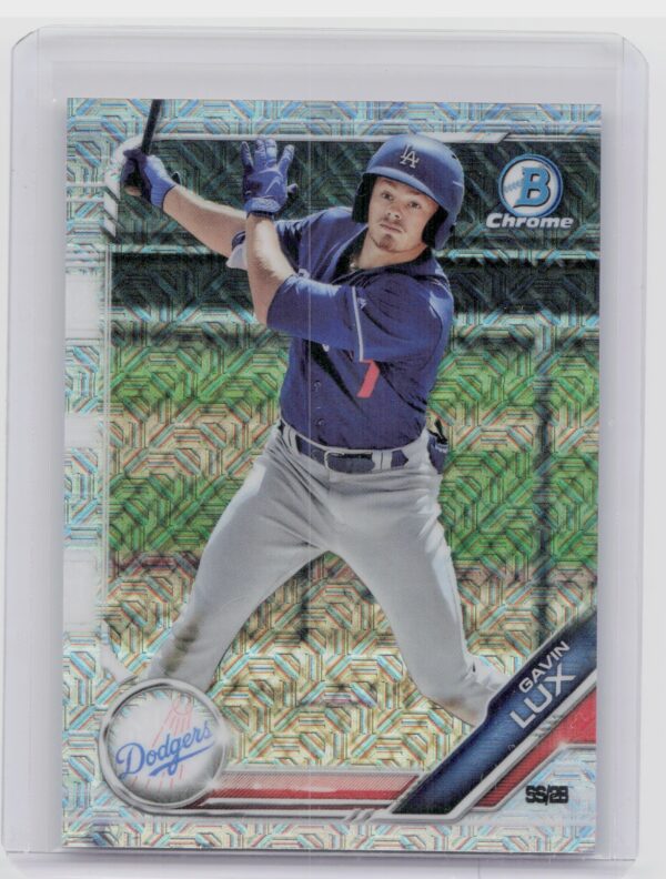 2019 Bowman Gavin Lux #BCP-130 Dodgers Chrome Prospects Mojo Refractors