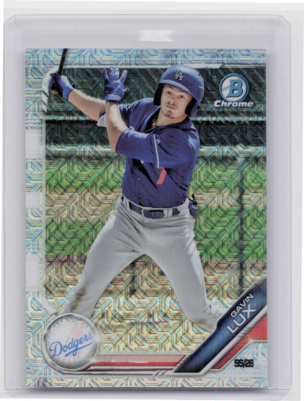 2019 Bowman Gavin Lux #BCP-130 Dodgers Chrome Prospects Mojo Refractors