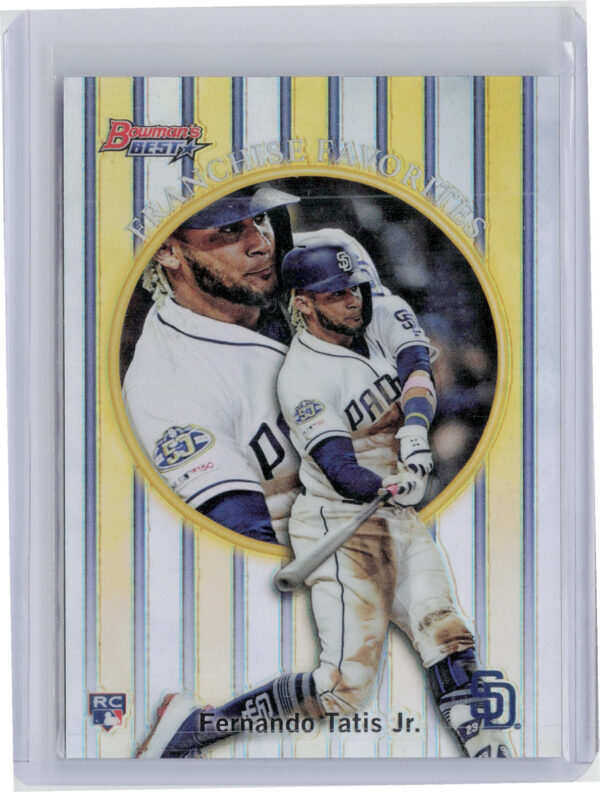 2019 Bowman's Best Fernando Tatis Jr. #99FF-FTJ Padres 1999 Franchise Favorites