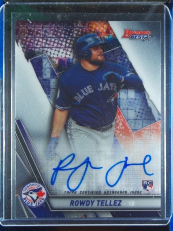 2019 Bowman's Best Rowdy Tellez AU #B19-RT Jays Best of 2019 Autographs