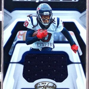 2019 Certified DeAndre Hopkins /299 JSY #SU-DH Texans Superb Swatches