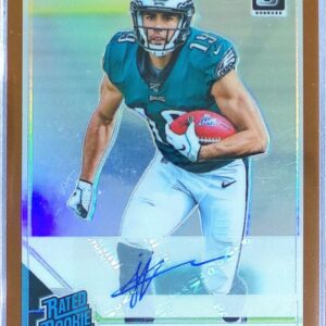 2019 Donruss Optic J.J. Arcega-Whiteside Auto #173 Eagles Rated Rookies Autograp