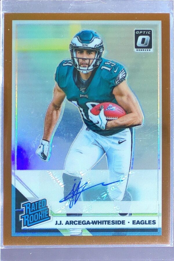 2019 Donruss Optic J.J. Arcega-Whiteside Auto #173 Eagles Rated Rookies Autograp