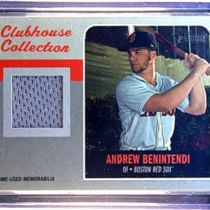 2019 Heritage Andrew Benintendi JSY #CCR-AB Sox Clubhouse Collection Relics