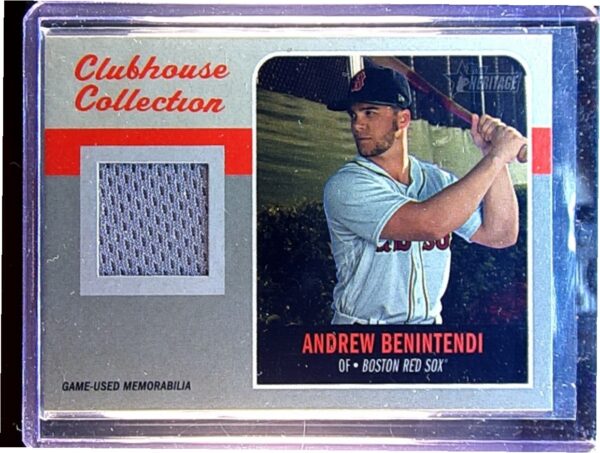 2019 Heritage Andrew Benintendi JSY #CCR-AB Sox Clubhouse Collection Relics