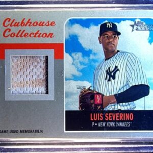 2019 Heritage Luis Severino JSY #CCR-LS Yankees Clubhouse Collection Relics