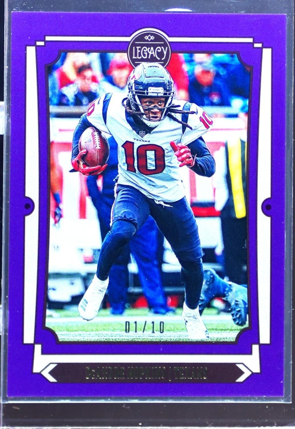 2019 Panini Legacy DeAndre Hopkins Violet /10 #43 Texans