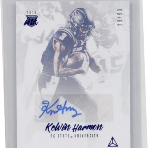 2019 Panini Luminance Kelvin Harmon AU SN99 #RI-KH Wolfpack Rookie Ink Blue