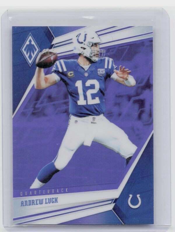 2019 Panini Phoenix Andrew Luck Purple /149 #30 Colts