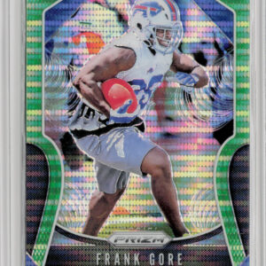 2019 Panini Prizm Frank Gore Neon Green Pulsar #8 Bills