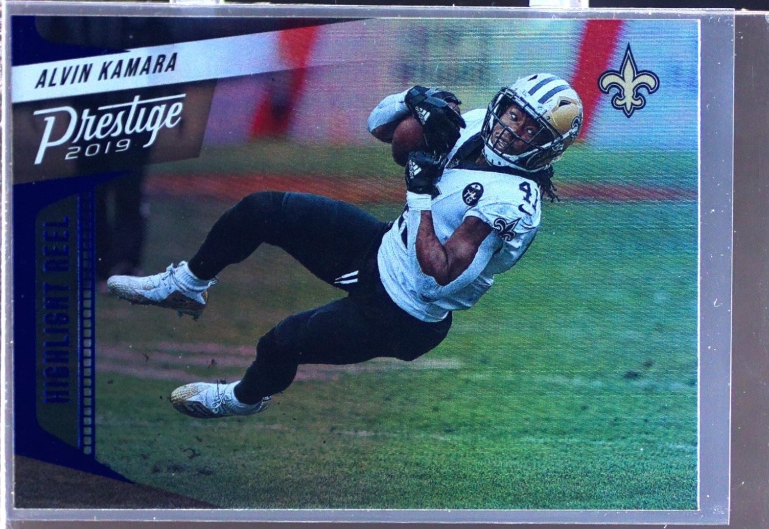 2019 Prestige Alvin Kamara #HH-AK Saints Highlight Reel Xtra Points Blue