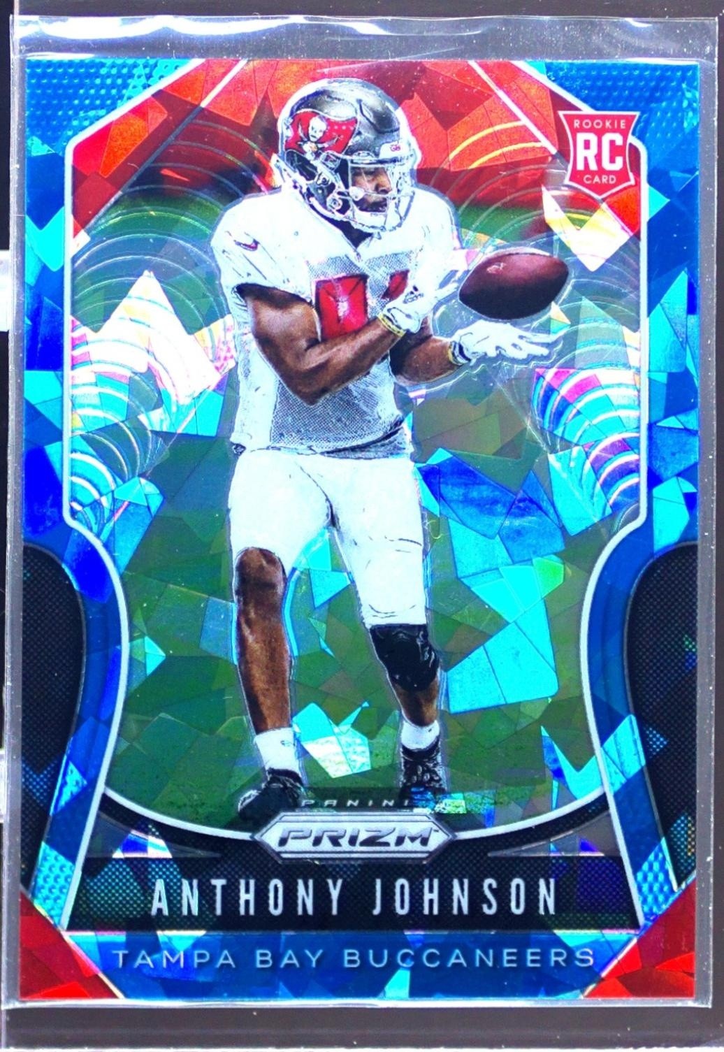 2019 Prizm Anthony Johnson Blue Ice /99 RC #370 Buccaneers