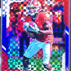 2019 Prizm Draft Picks DeAndre Hopkins Prizms Red White and Blue /99 #28 Tigers