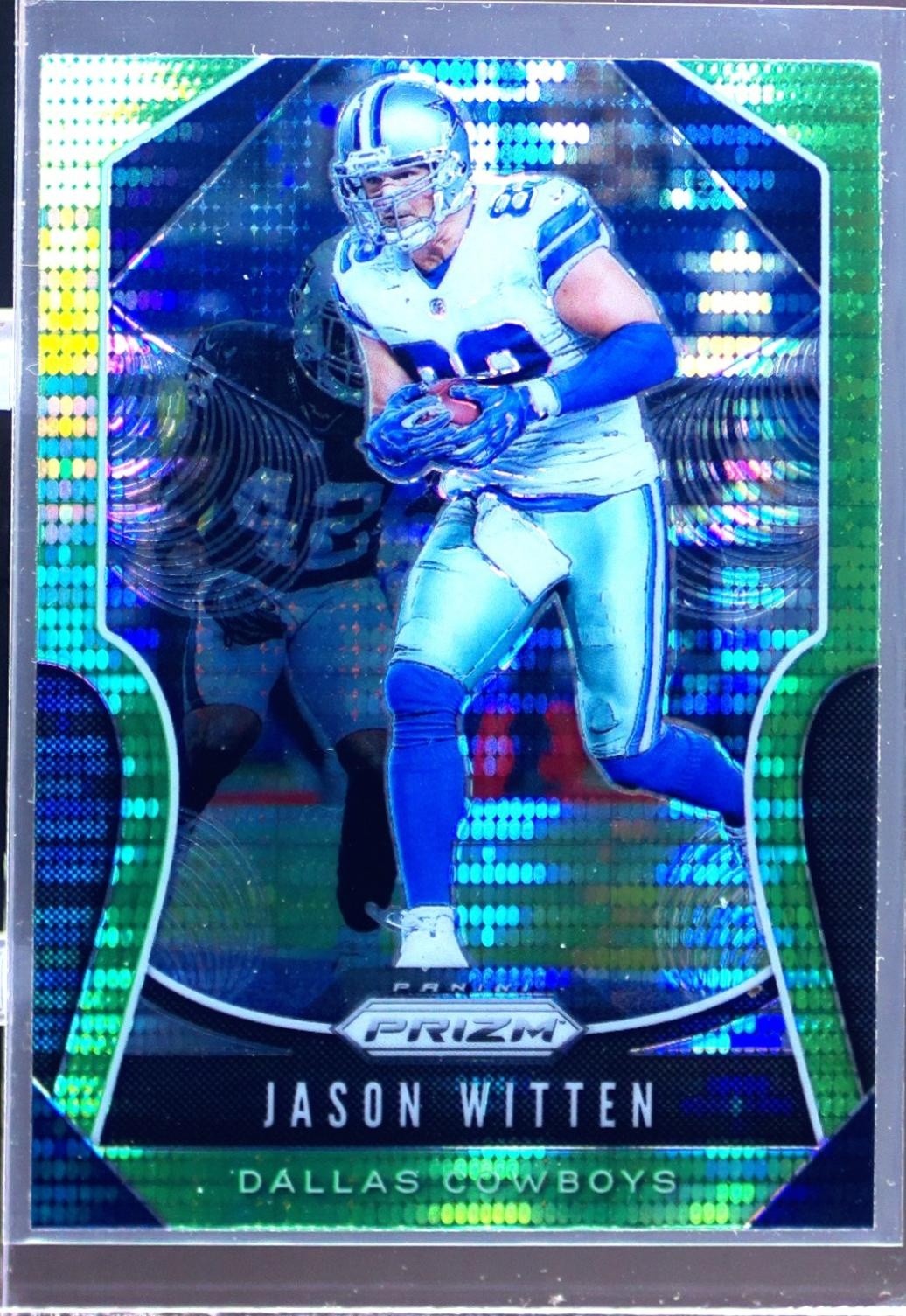 2019 Prizm Jason Witten Neon Green Pulsar #36 Cowboys