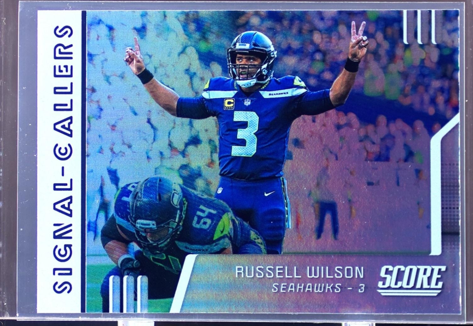 2019 Score Russell Wilson #SC-27 Seahawks Signal Callers