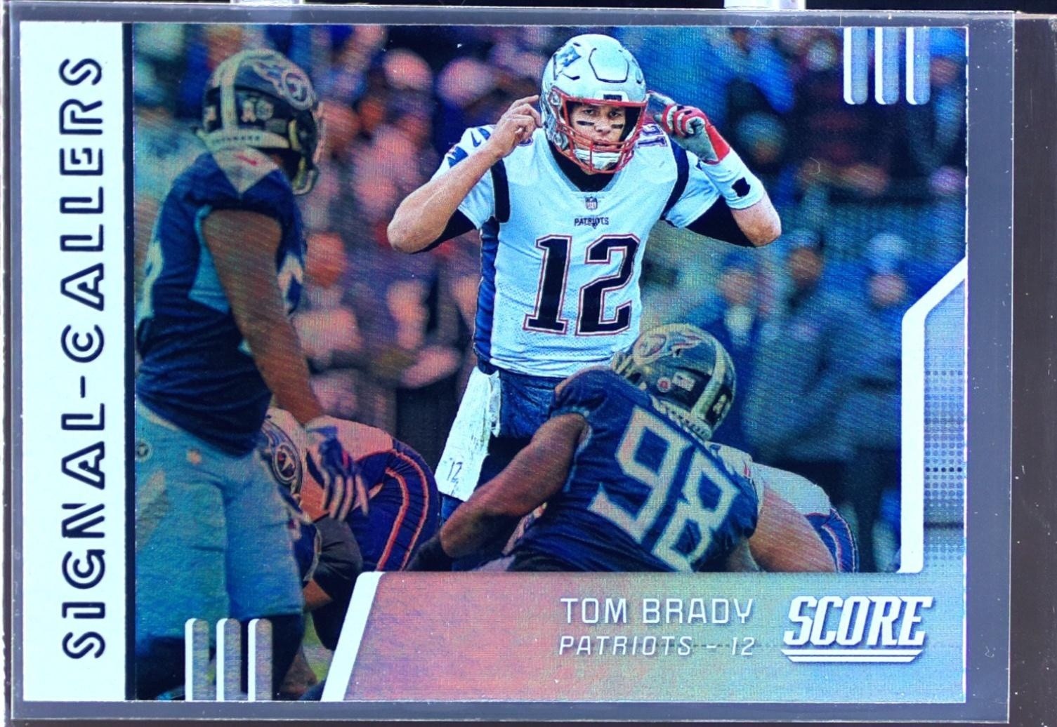 2019 Score Tom Brady #SC-2 Patriots Signal Callers