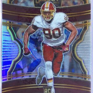2019 Select Montez Sweat Silver Prizm RC #12 Redskins