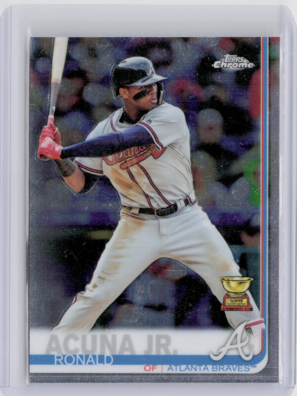 2019 Topps Chrome Ronald Acuna Jr. #117 Braves