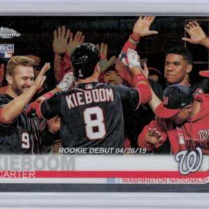 2019 Topps Chrome Update Carter Kieboom RC #59 Nationals