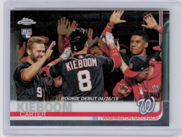 2019 Topps Chrome Update Carter Kieboom RC #59 Nationals