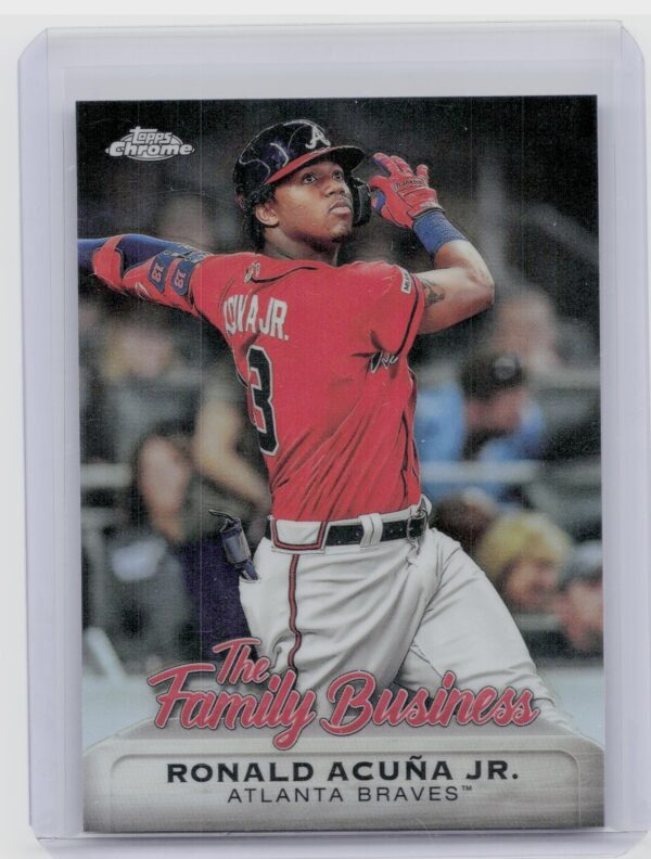 2019 Topps Chrome Update Ronald Acuna Jr. #FBC-8 Braves The Family Business