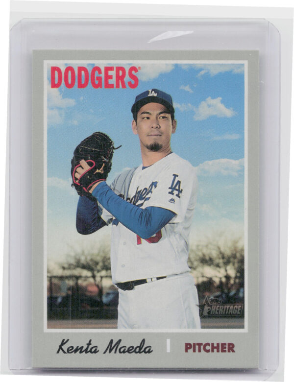 2019 Topps Heritage Kenta Maeda SP #444 Dodgers